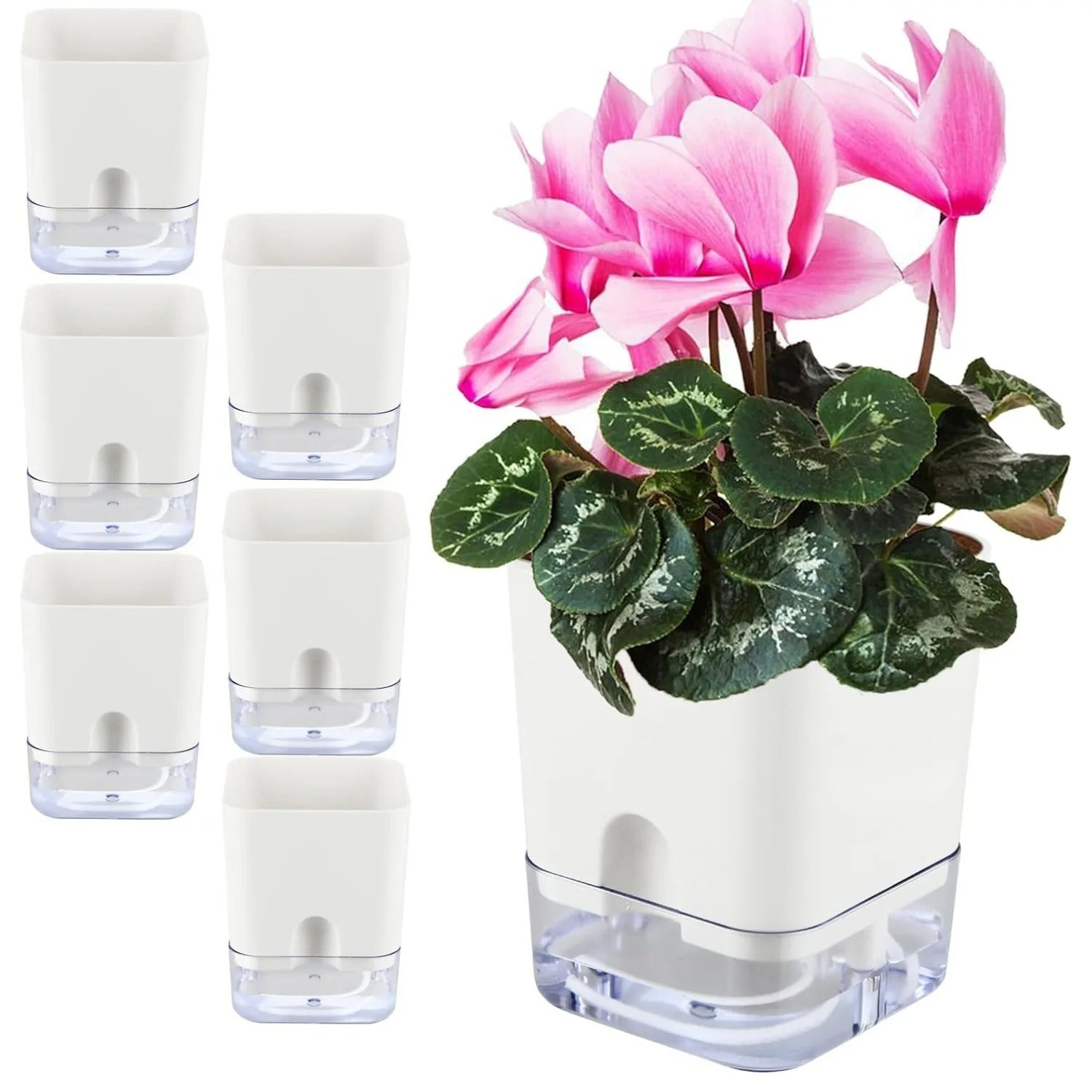 Self Watering Double Layer Plant Pot