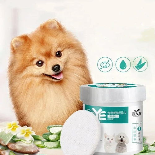 130PCS Gentle Pet Eye Cleaning Wipes Set