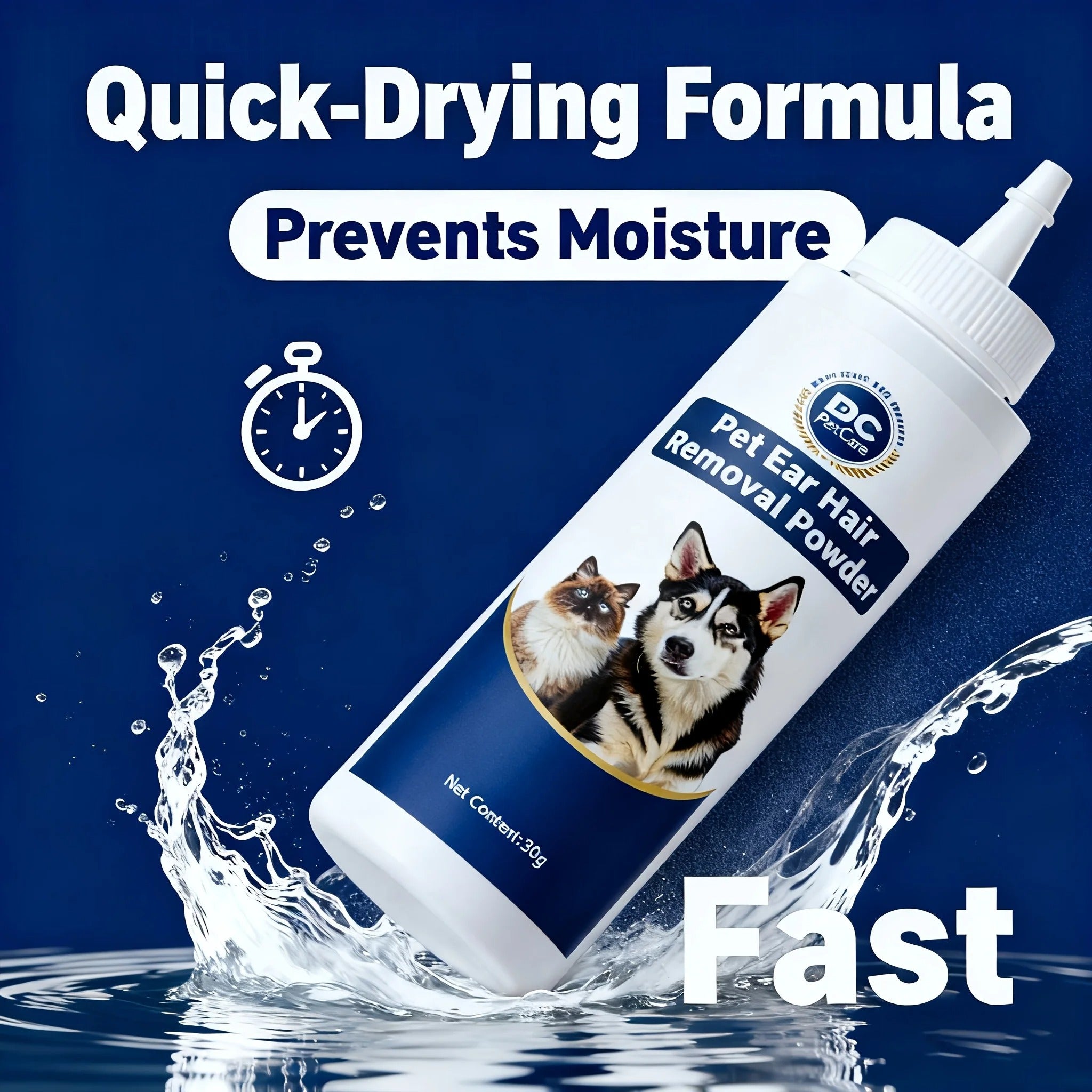 Pet Ear Hair Removal Cleaning Powder