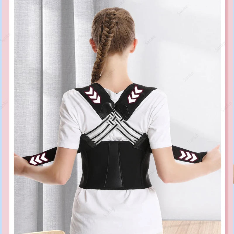 Back Pain Relief and Shoulder Support Comfort Fit Posture Corrector