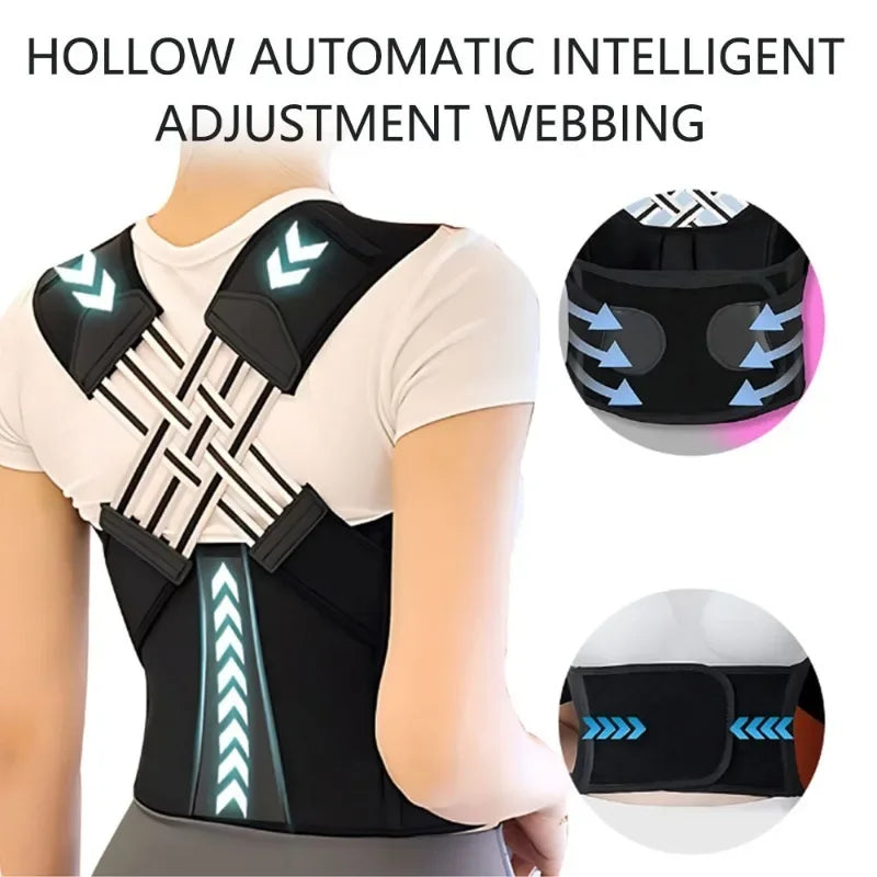 Back Pain Relief and Shoulder Support Comfort Fit Posture Corrector