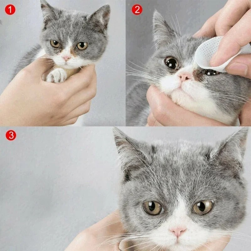 130PCS Gentle Pet Eye Cleaning Wipes Set
