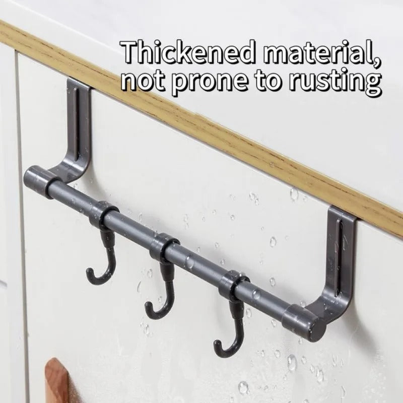 Wall-Mounted Cabinet Towel Holder Rack