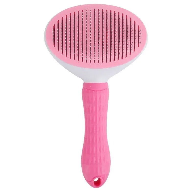 Self-Cleaning Pet Grooming Slicker Brush Comb