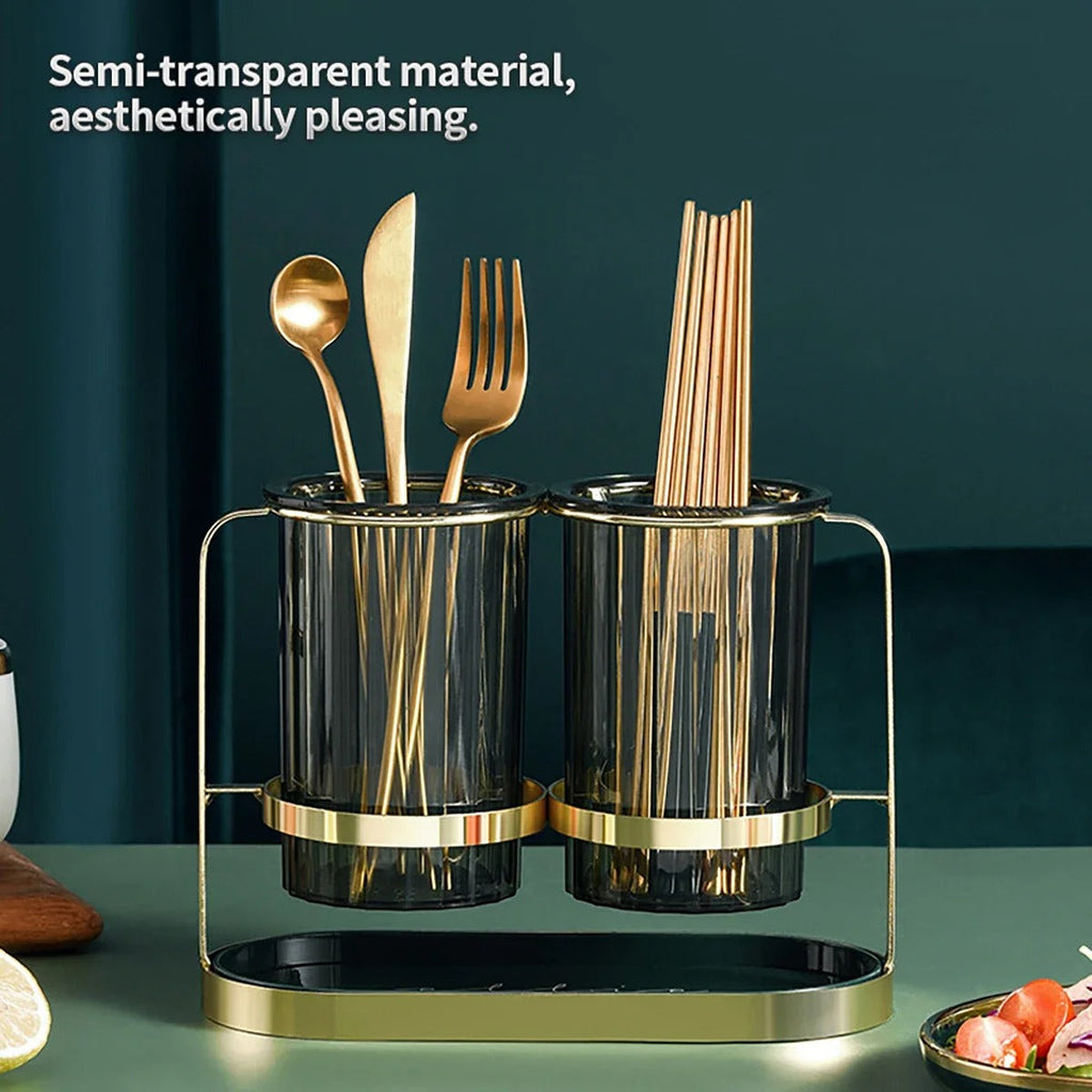 Luxury Kitchen Cutlery Organizer Storage Box