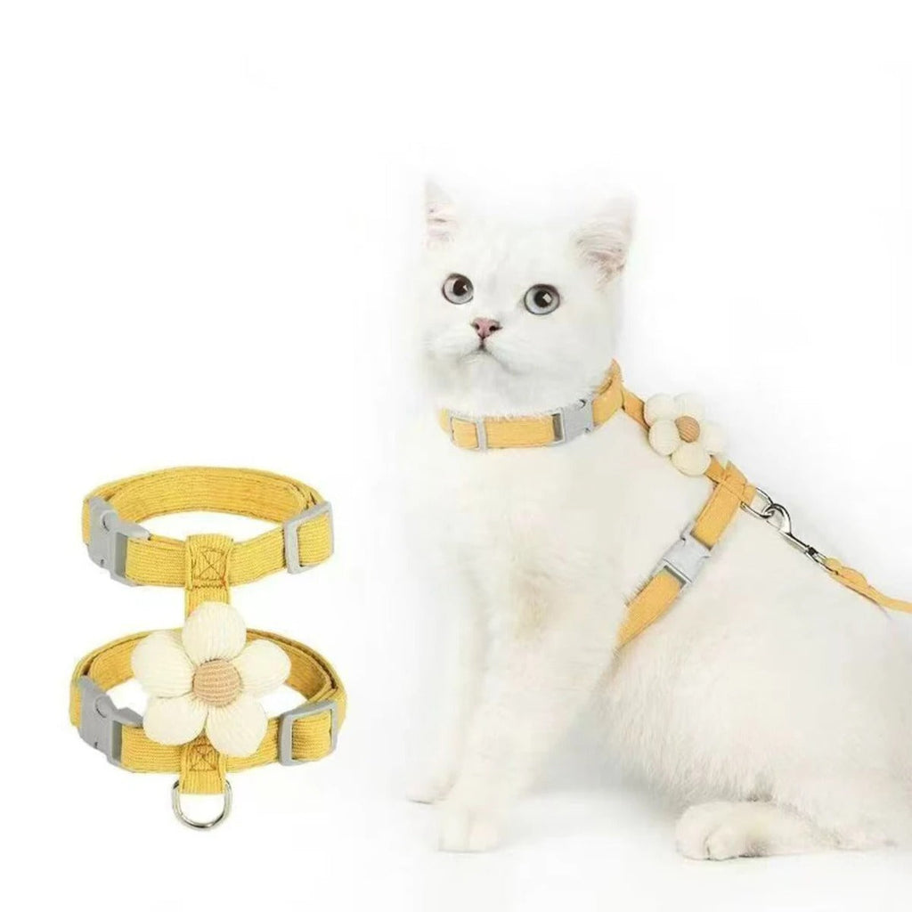 Adjustable Breathable Pet Harness Set