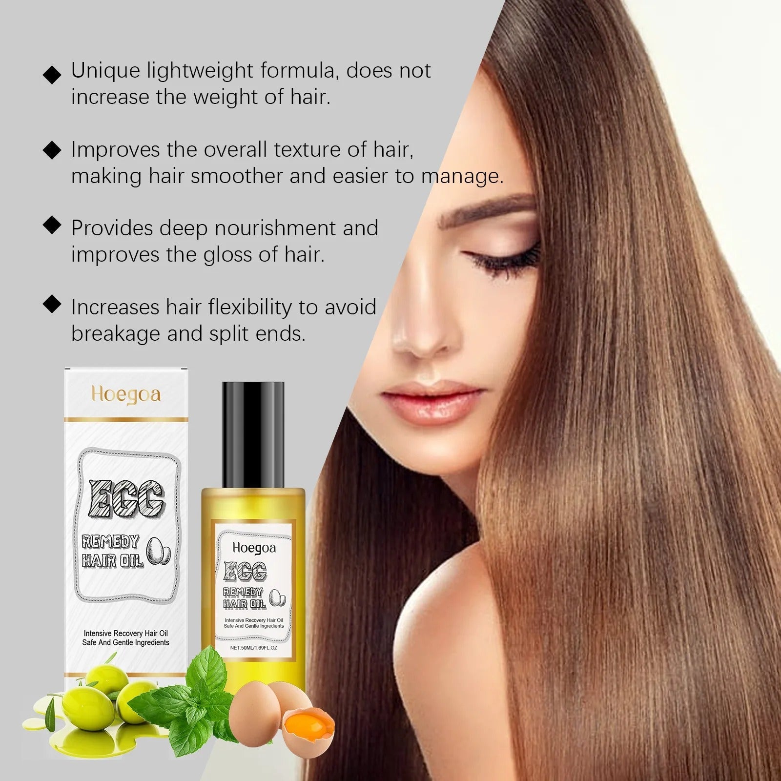 Egg Hair Oil Deep Repair Treatment