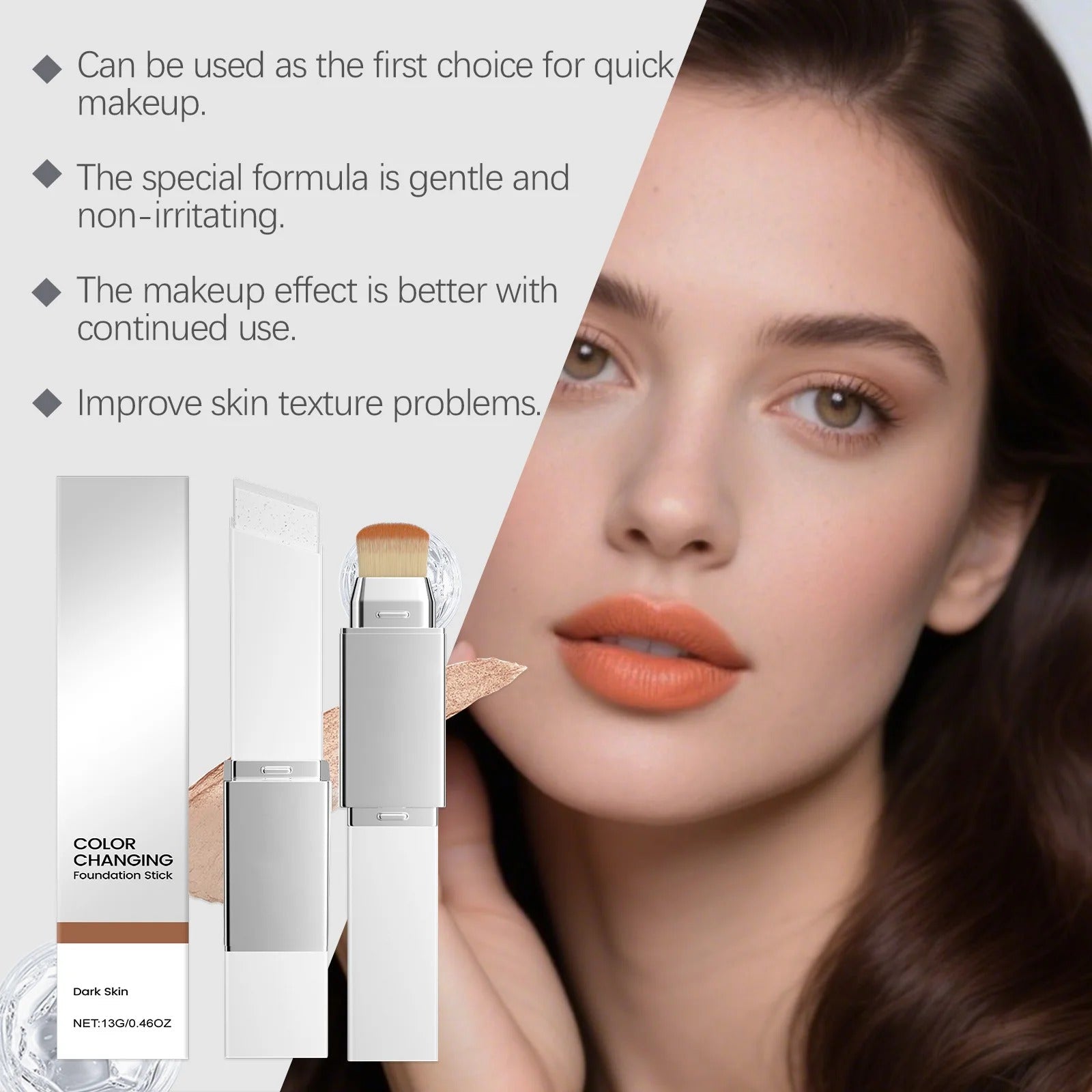 2-in-1 Color Changing Foundation Stick
