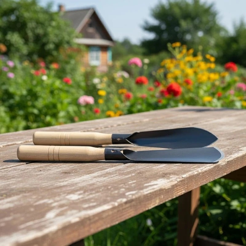 Wood Handle Garden Hand Spade