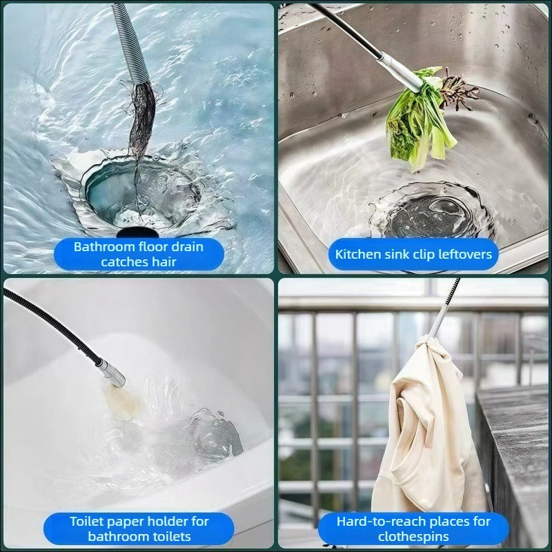Four Claw Drain Cleaning Grabber Tool