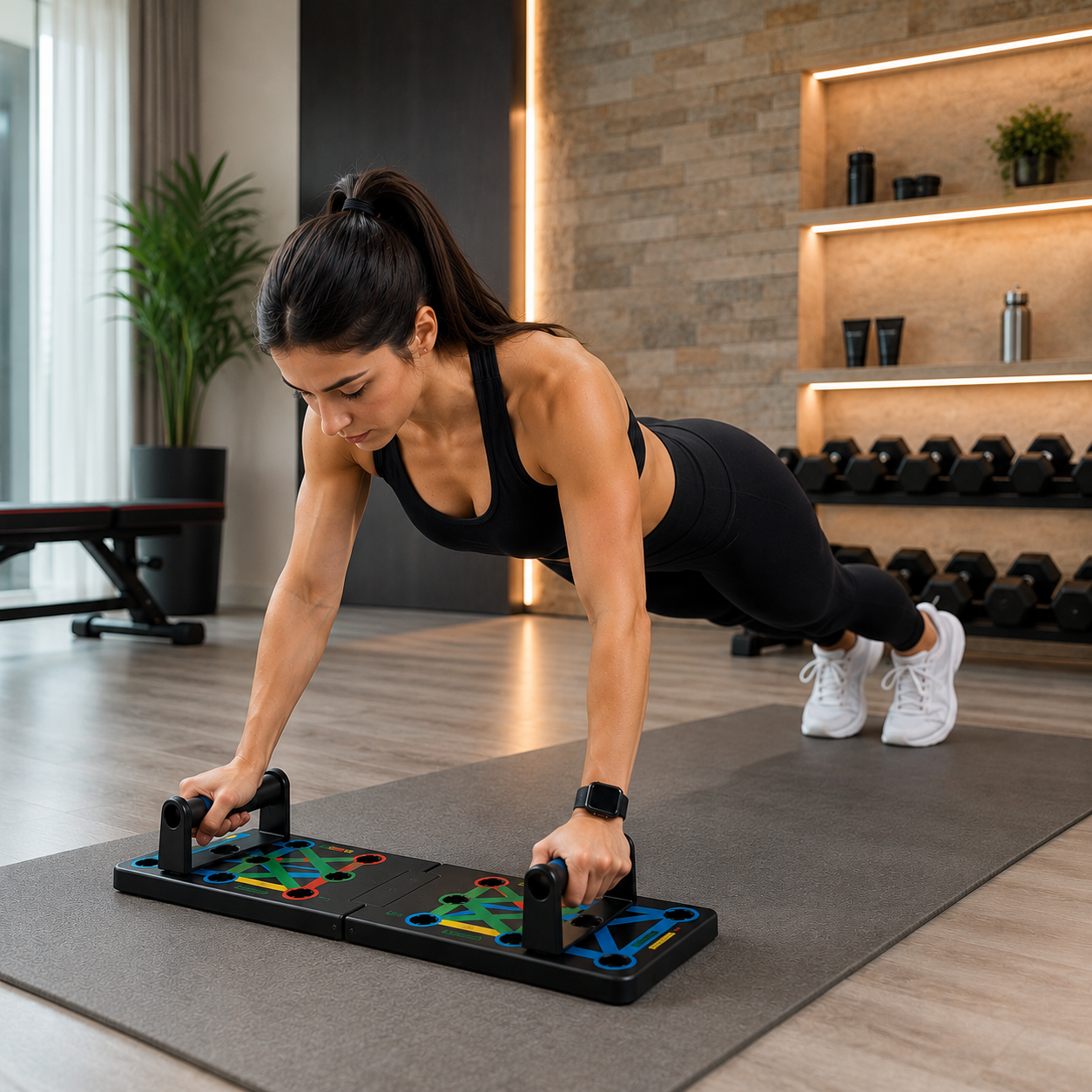 4-in-1 Foldable Push-Up Board – Build Chest, Arms, Shoulders & Core at Home