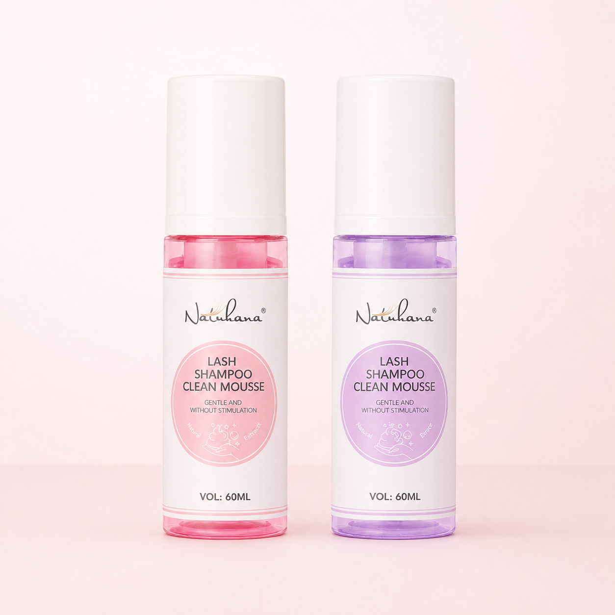 NATUHANA Lash Cleansing Mousse.
