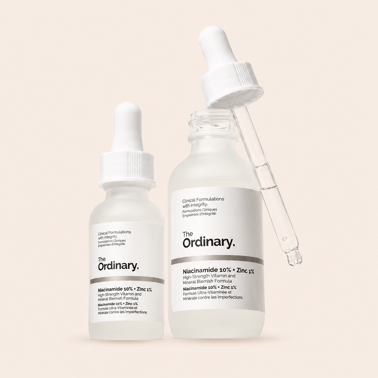 Original Ordinary Niacinamide 10% + Zinc 1% – Pore & Blemish Control Serum – Free Shipping
