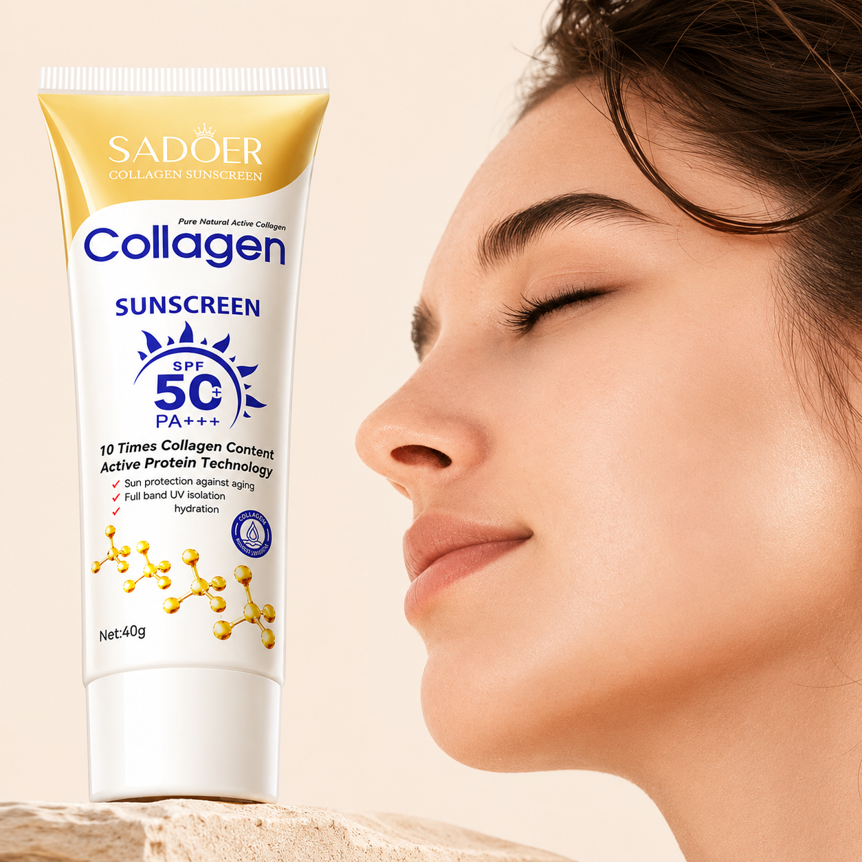 Collagen SPF50+ Sunscreen (40g)