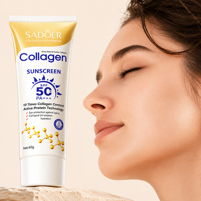 Collagen SPF50+ Sunscreen (40g) Review by Mariam Khalil