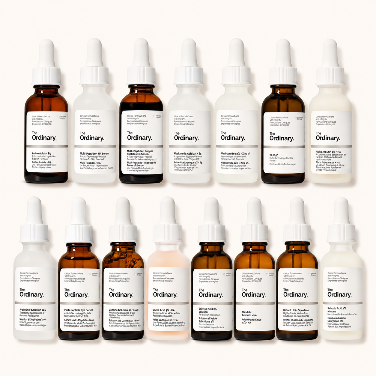The Ordinary Niacinamide + Hyaluronic Serum Set (30ml)