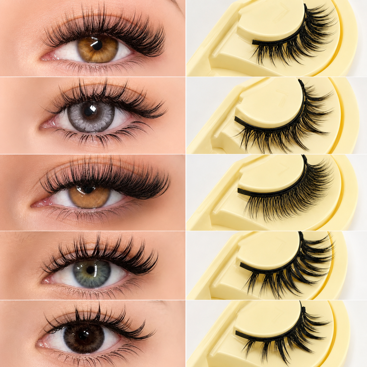 3D Mink Winged False Eyelashes