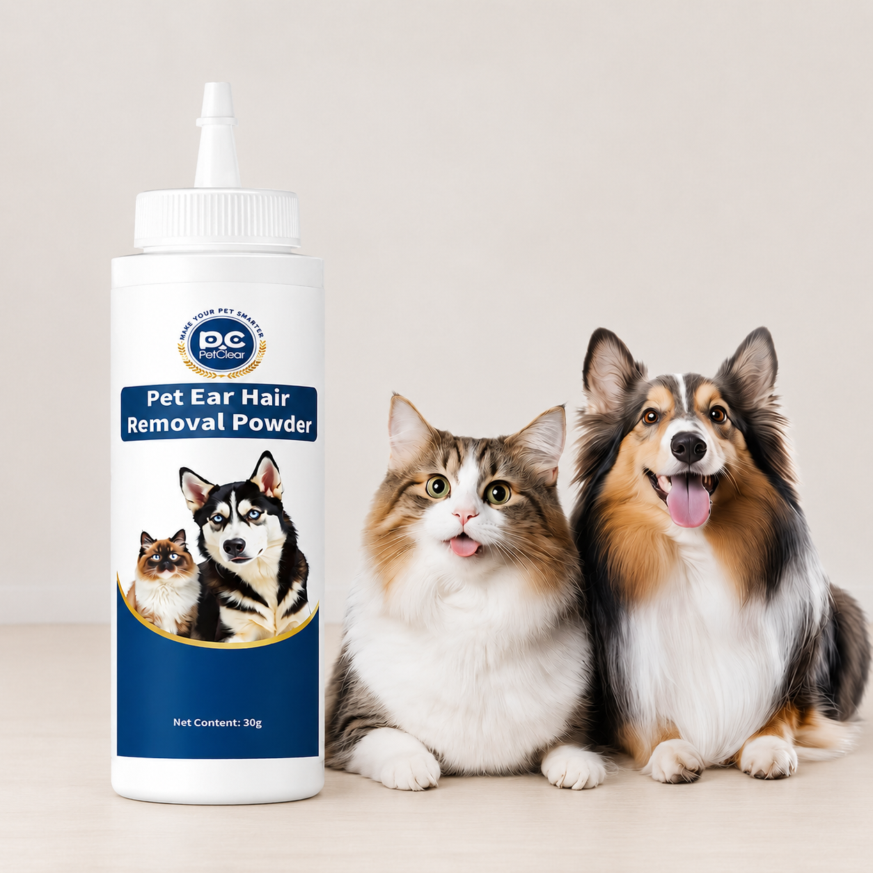 Pet Ear Hair Removal Cleaning Powder