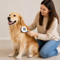 Self-Cleaning Pet Grooming Slicker Brush Comb