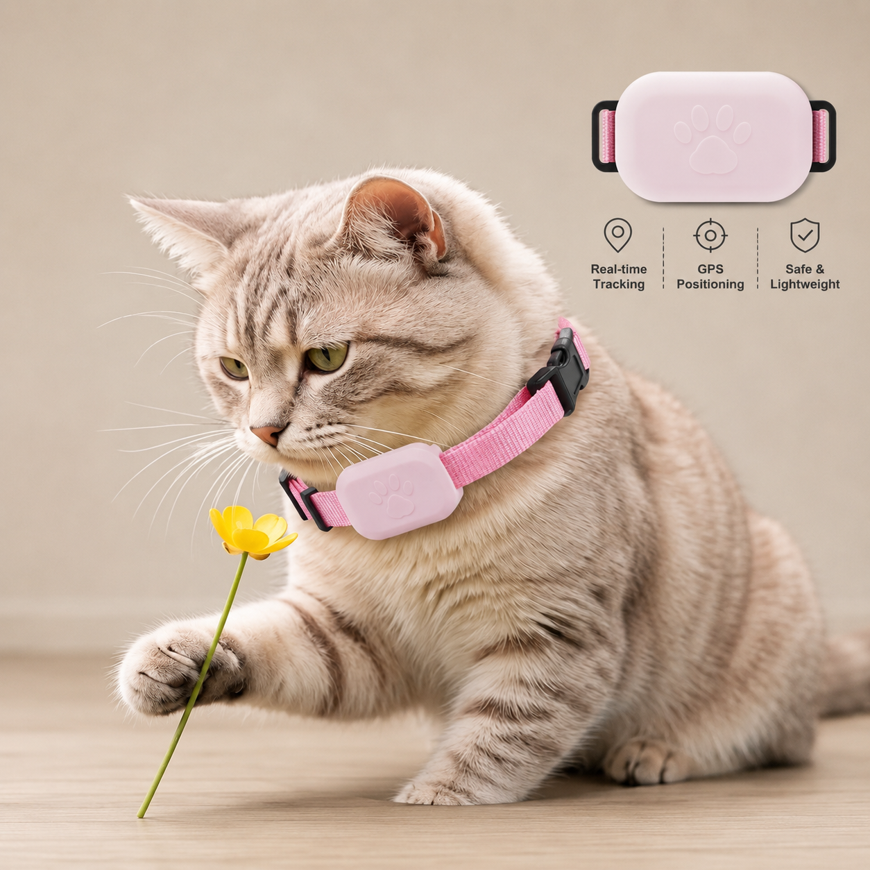 Waterproof GPS Pet Tracker Collar