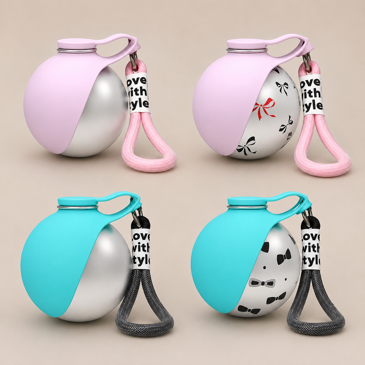 285ml Portable 2-in-1 Dog Water Bottle