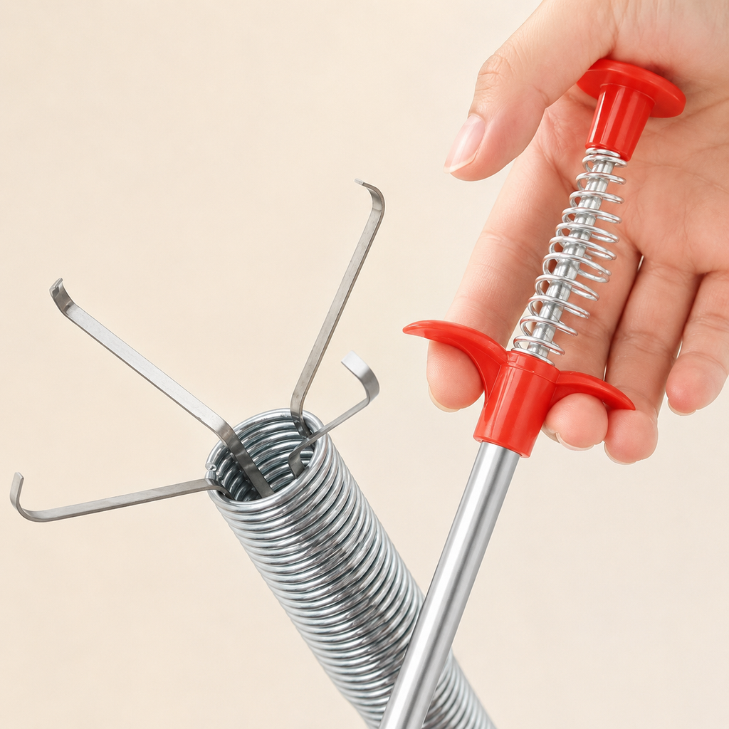 Four Claw Drain Cleaning Grabber Tool