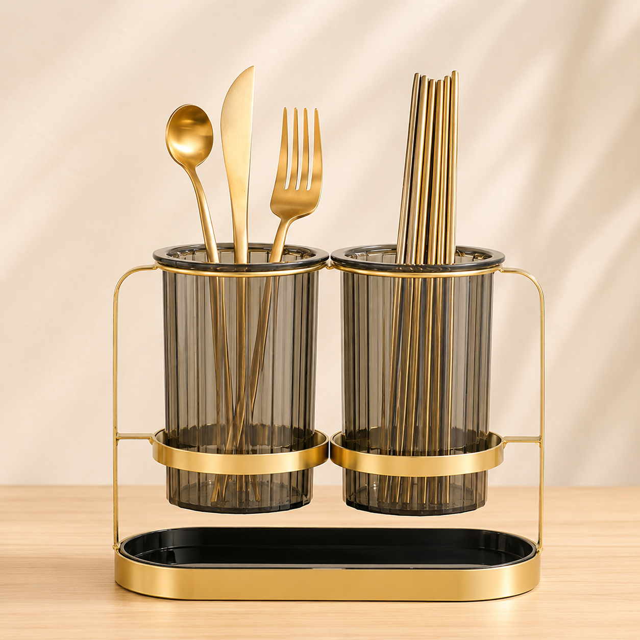 Luxury Kitchen Cutlery Organizer Storage Box