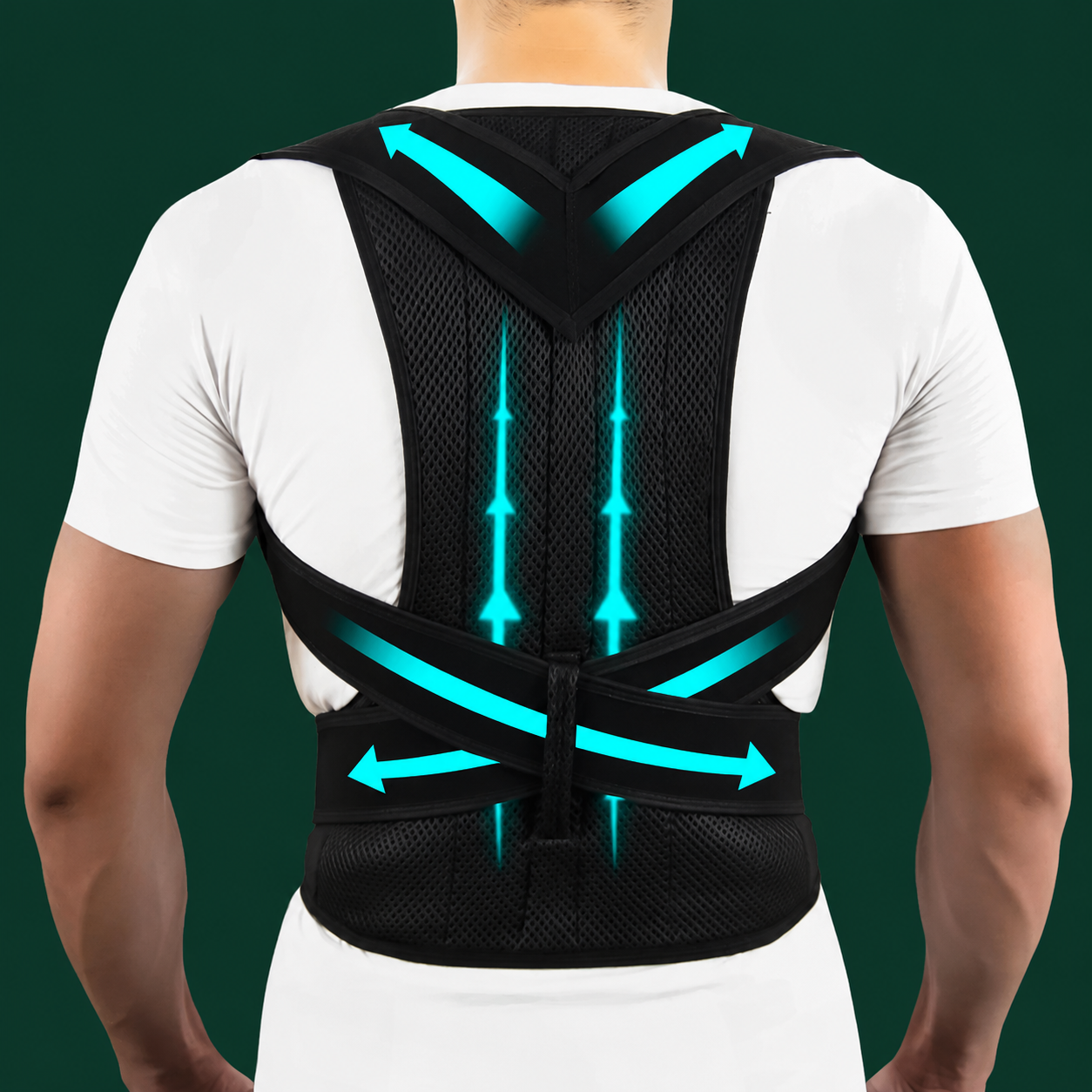 Back Pain Relief and Shoulder Support Comfort Fit Posture Corrector