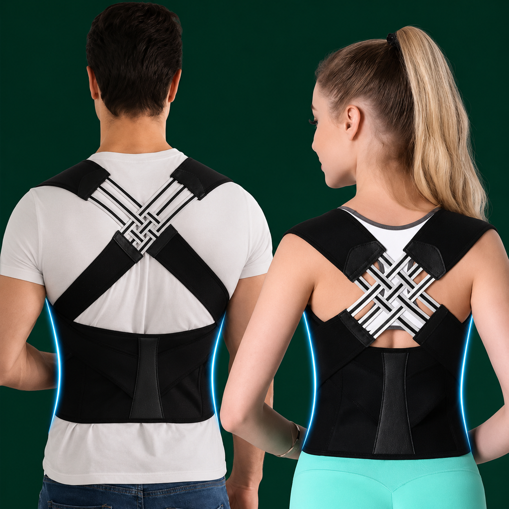Back Pain Relief and Shoulder Support Comfort Fit Posture Corrector
