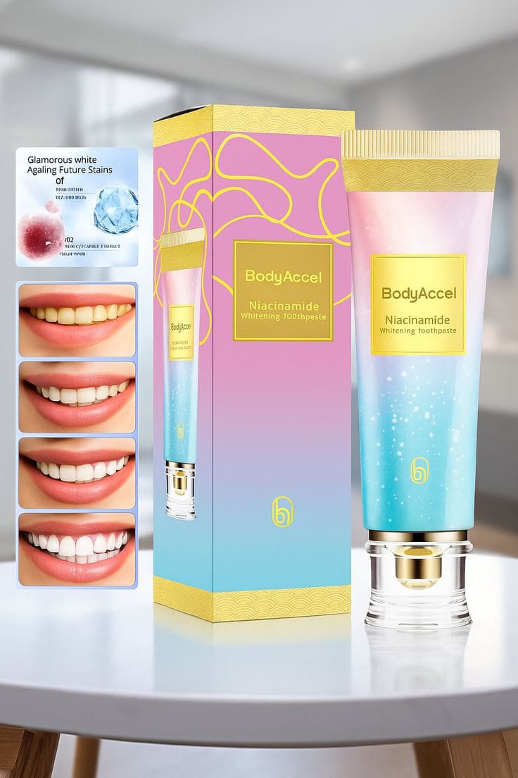 Niacinamide BrightSmile Toothpaste – Whitening, Stain Removal & Fresh Breath