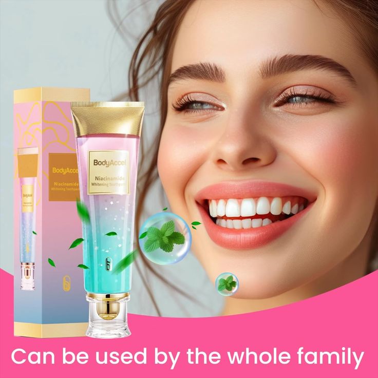 Niacinamide BrightSmile Toothpaste – Whitening, Stain Removal & Fresh Breath