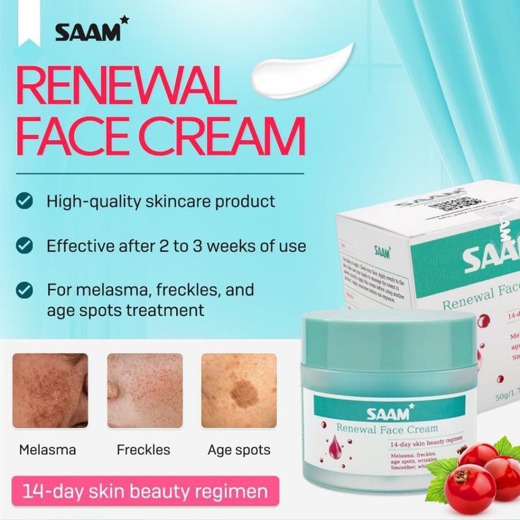 SAAM Renewal Face Cream – Hydrating & Anti-Aging Moisturizer for Smooth, Radiant Skin