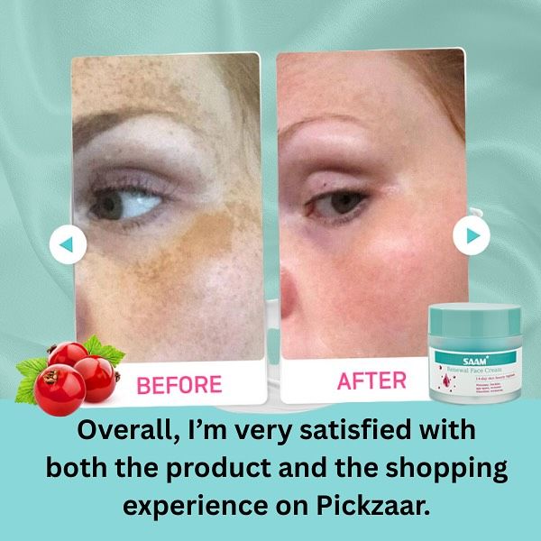 SAAM Renewal Face Cream – Hydrating & Anti-Aging Moisturizer for Smooth, Radiant Skin