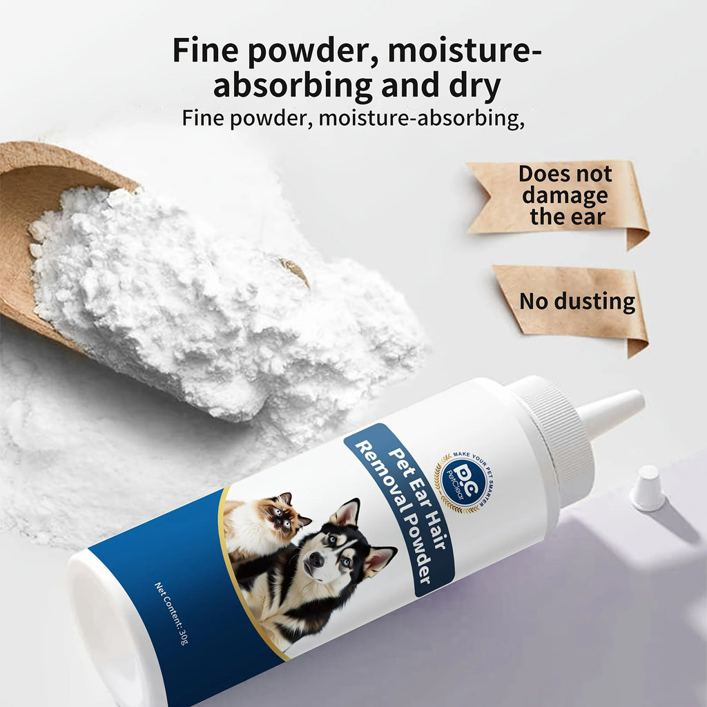 Pet Ear Hair Removal Cleaning Powder