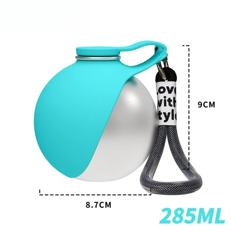 285ml Portable 2-in-1 Dog Water Bottle