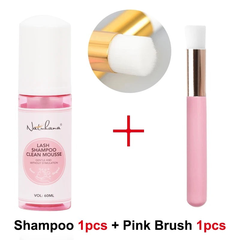 NATUHANA Lash Cleansing Mousse.