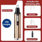 Rechargeable 2-in-1 Nose & Facial Hair Trimmer