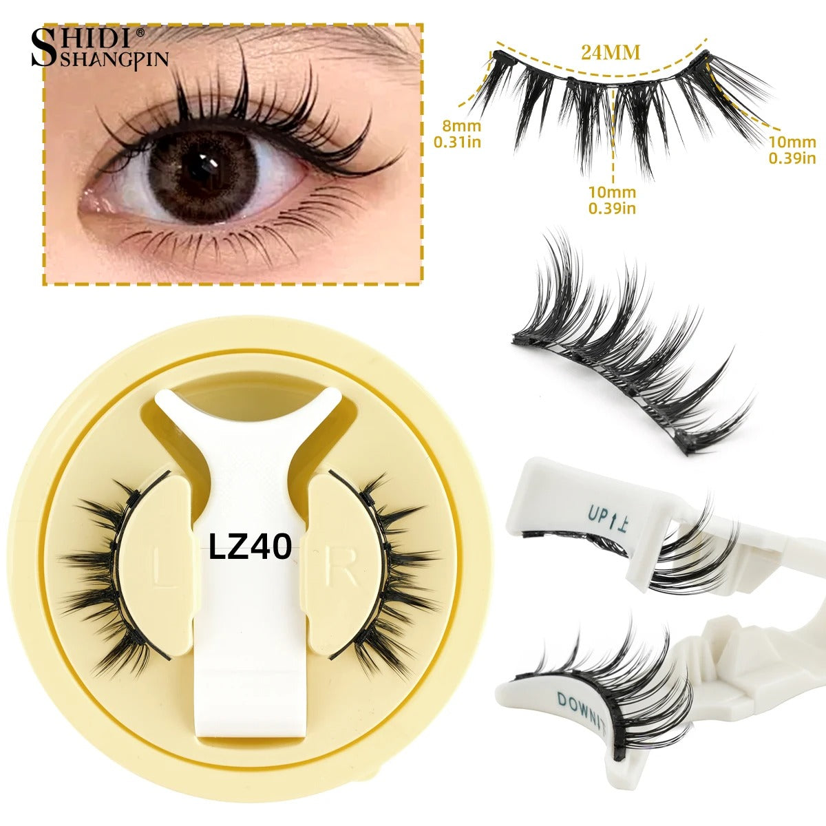 3D Mink Winged False Eyelashes