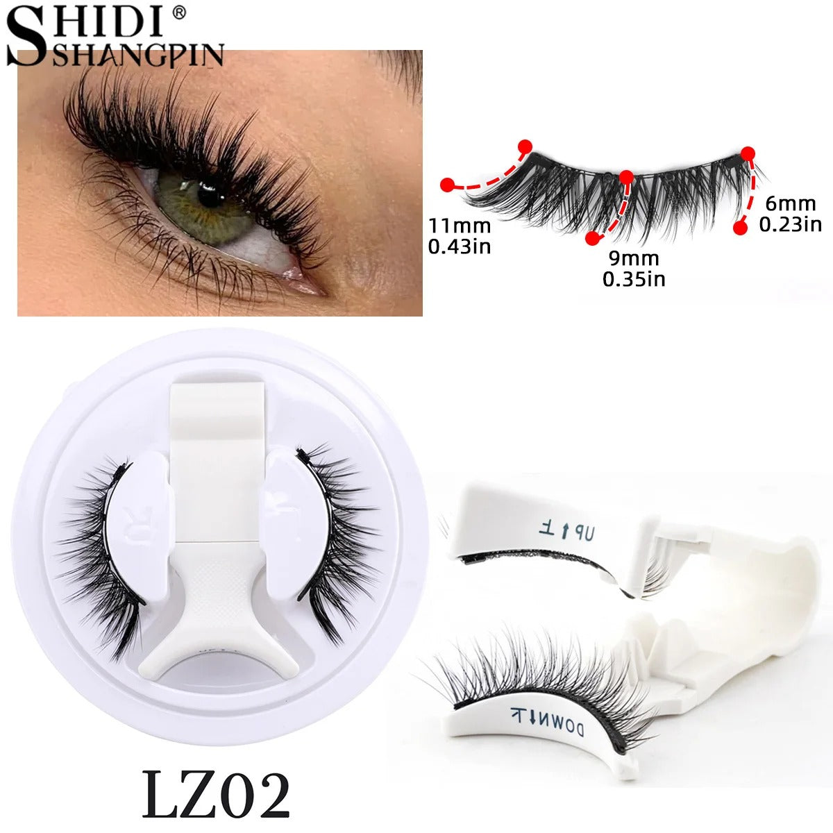 3D Mink Winged False Eyelashes