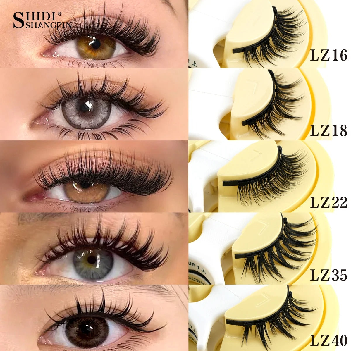 3D Mink Winged False Eyelashes