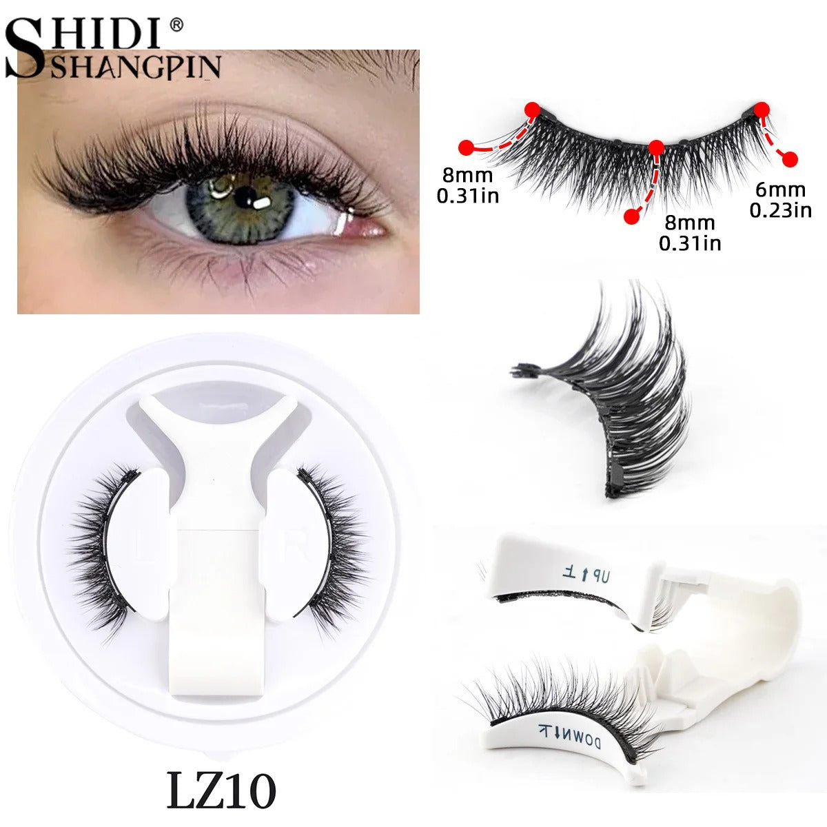 3D Mink Winged False Eyelashes