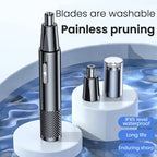 Rechargeable 2-in-1 Nose & Facial Hair Trimmer