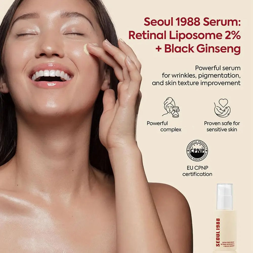 Seoul 1988 Retinol Eye Cream for Dark Circles, Wrinkles & Firming