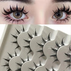 Anime Style False Eyelashes (5 Pairs)
