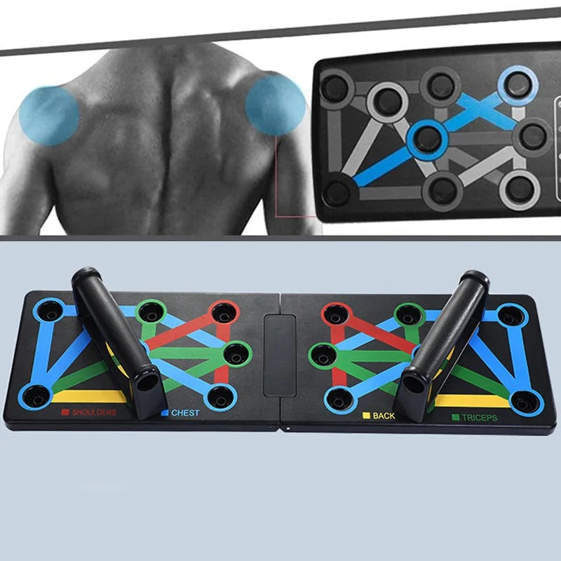 4-in-1 Foldable Push-Up Board – Build Chest, Arms, Shoulders & Core at Home