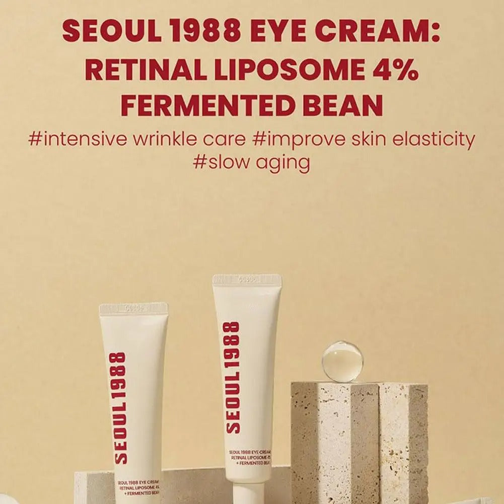 Seoul 1988 Retinol Eye Cream for Dark Circles, Wrinkles & Firming