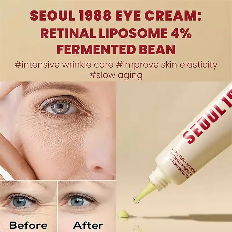 Seoul 1988 Retinol Eye Cream for Dark Circles, Wrinkles & Firming