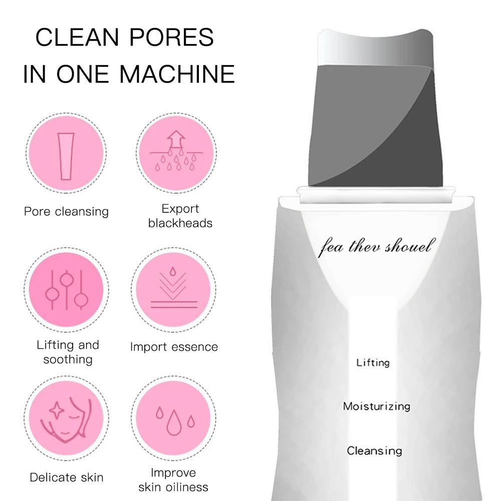 Ultrasonic Skin Scrubber & Pore Cleaner