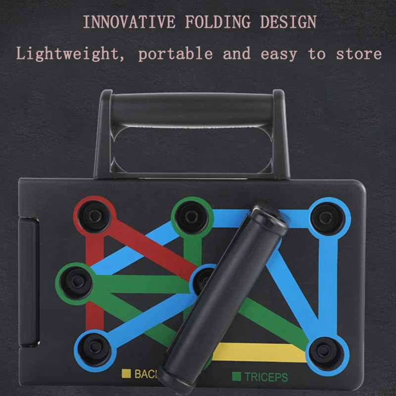 4-in-1 Foldable Push-Up Board – Build Chest, Arms, Shoulders & Core at Home