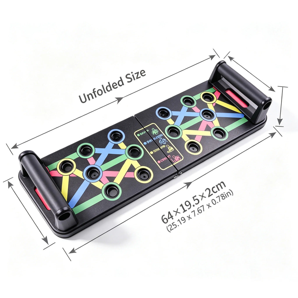 4-in-1 Foldable Push-Up Board – Build Chest, Arms, Shoulders & Core at Home